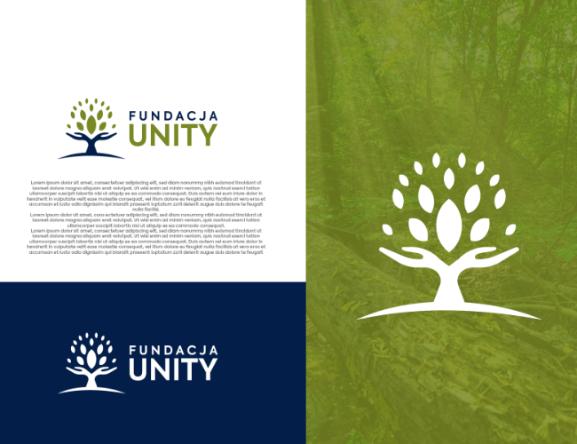 Projektowanie logo dla firm,  FUNDACJA UNITY, logo firm - Fundacja Unity